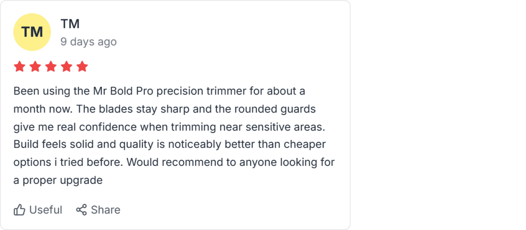 MrBoldPro Nose Hair Trimmer Reviews