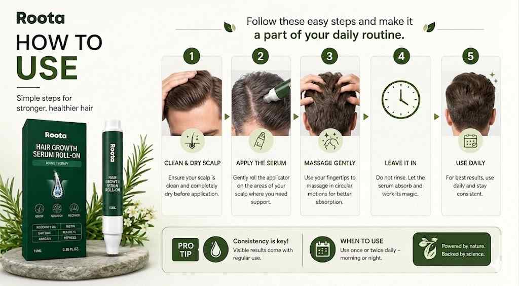 Roota Hair Growth Serum for Men Reviews