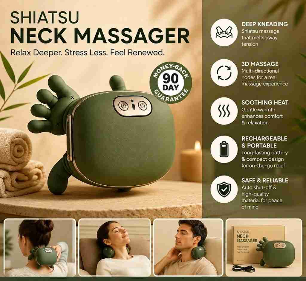 Helping Hands Shiatsu Neck Massager Reviews and Complaints 2026: Scam or Stress Relief?