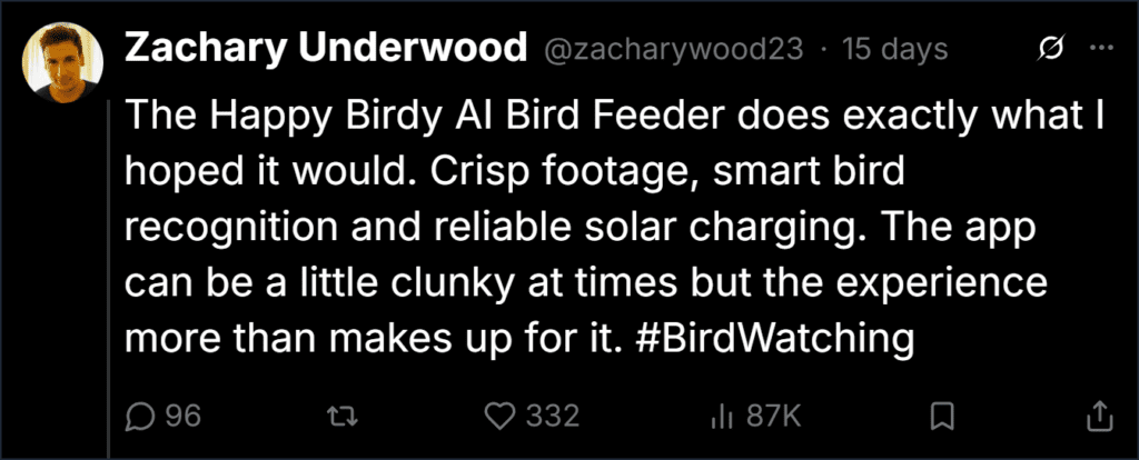 Happy Birdy Smart Feeder Reviews