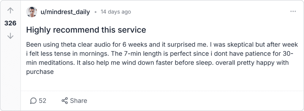 Theta Clear Reviews