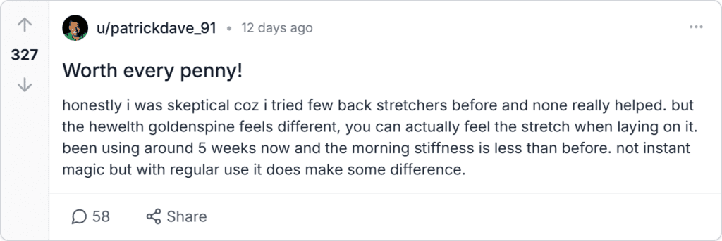 Hewelth GoldenSpine Reviews