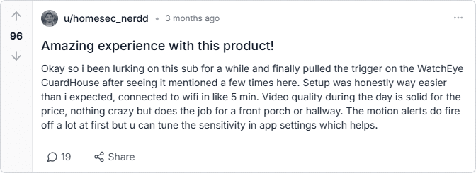 reddit review