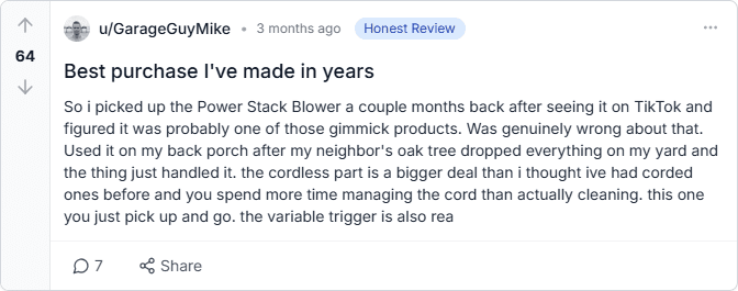 reddit review