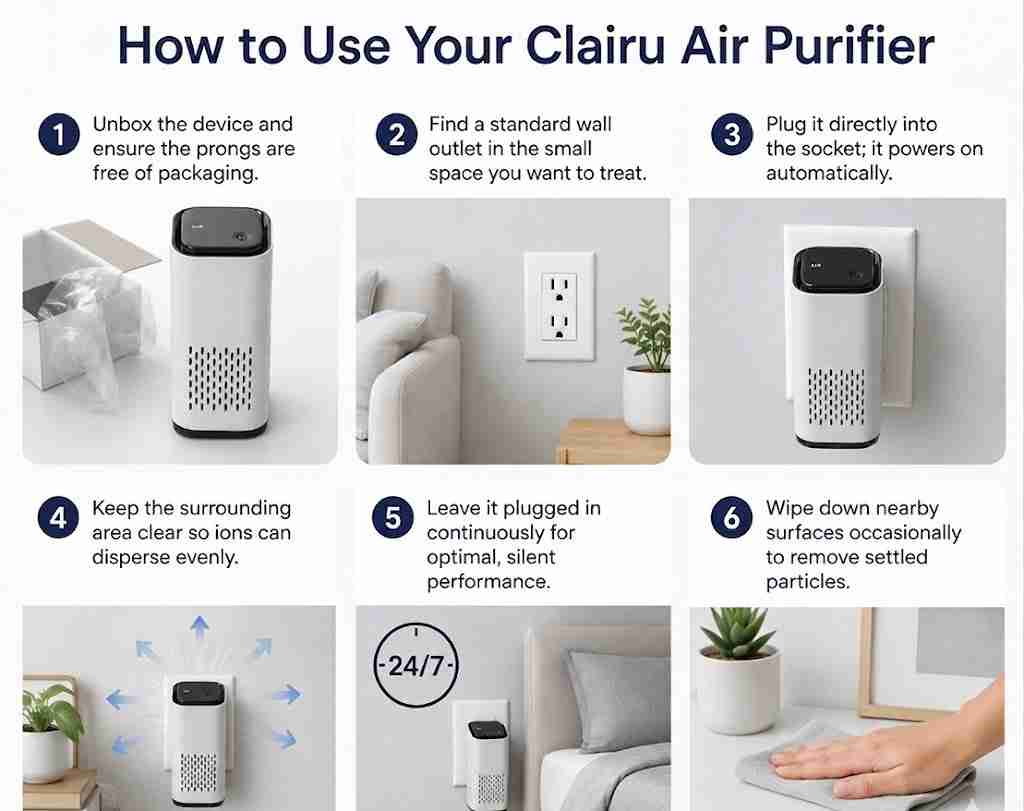 Clairu Mini Air Purifier Reviews