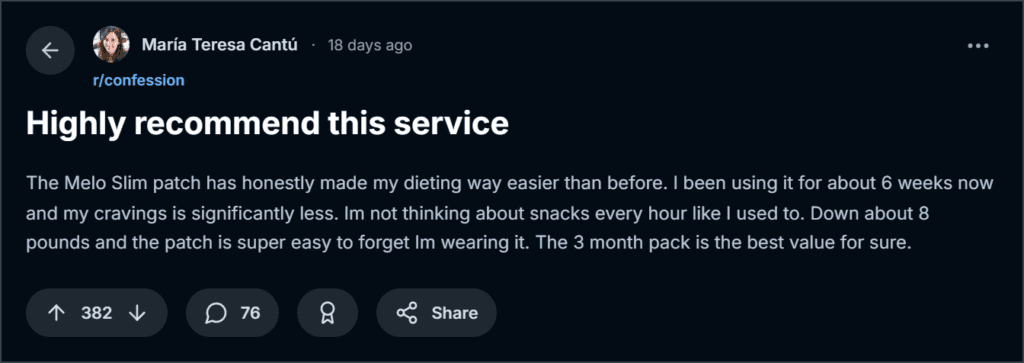 Melo Slim Reviews