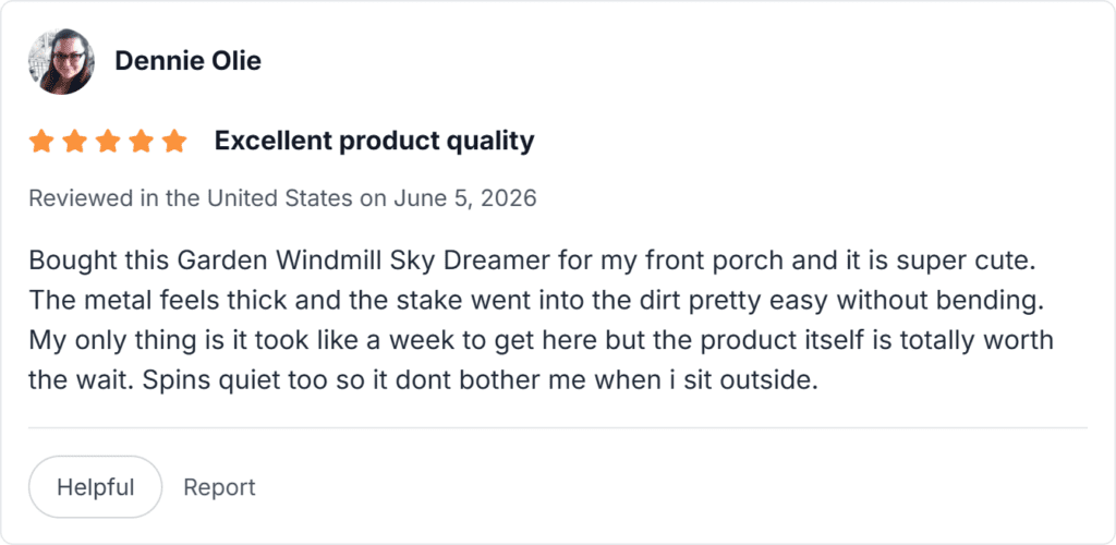 Sky Dreamer Windmill Reviews 