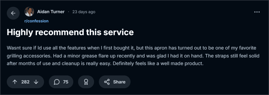 Prepared Hero Fireproof Apron Reviews