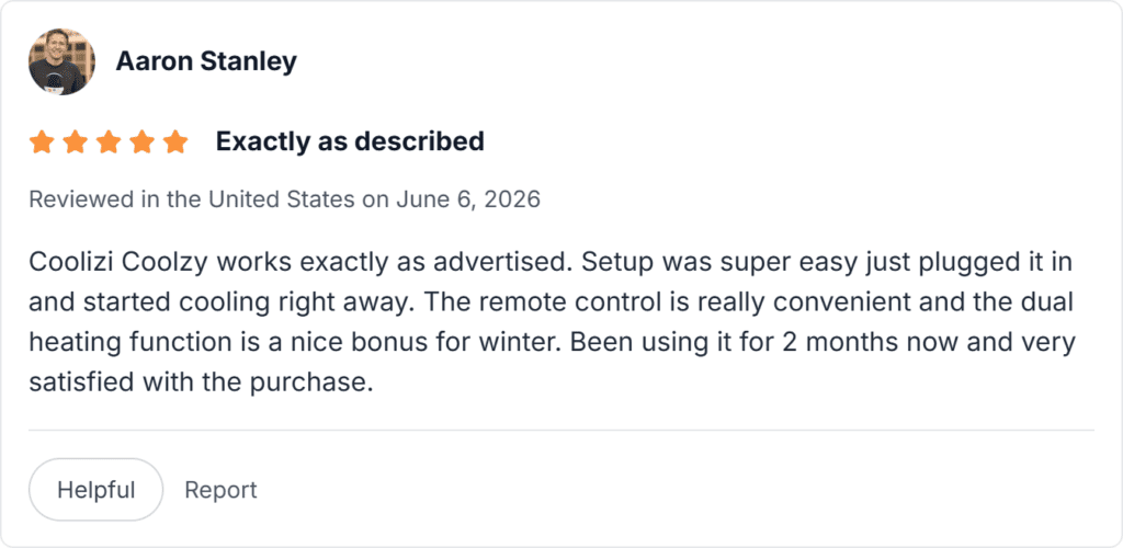 Coolizi Portable Air Conditioning Reviews