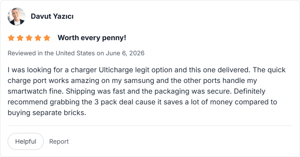 Ulti-Charge Reviews