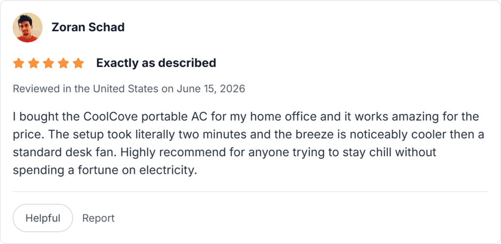 CoolCove Air Cooler Reviews