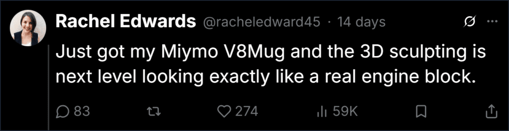 Miymo Heritage V8 Mug Reviews