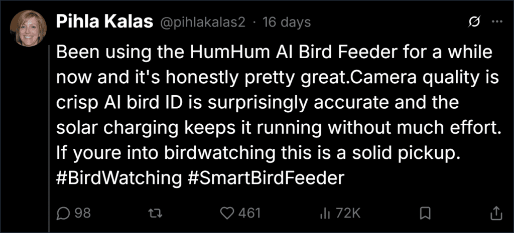 Happy Birdy HumHum Feeder Reviews