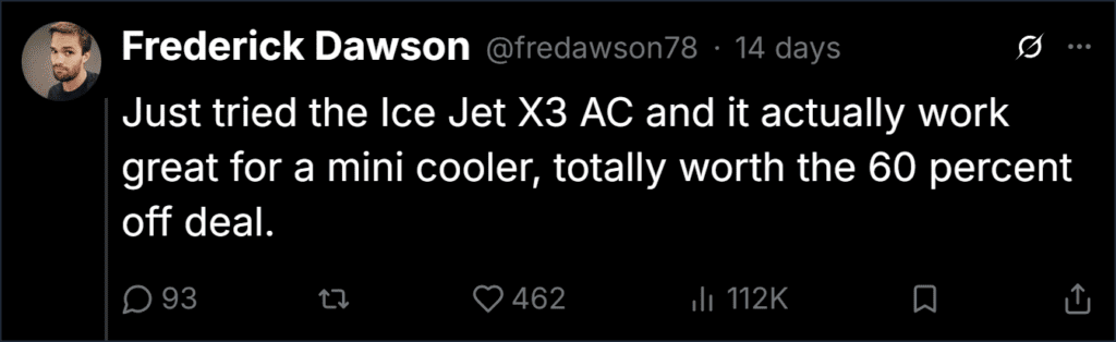 Arctic Air Ice Jet X3 Reviews