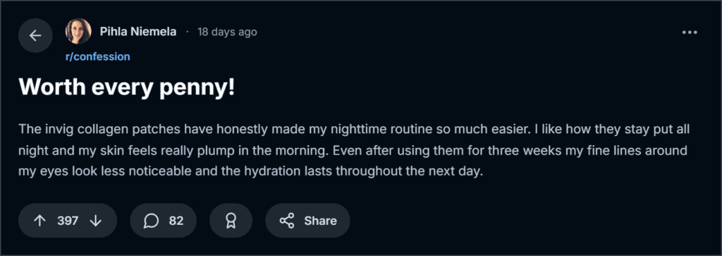 Invig+ Patches Reviews