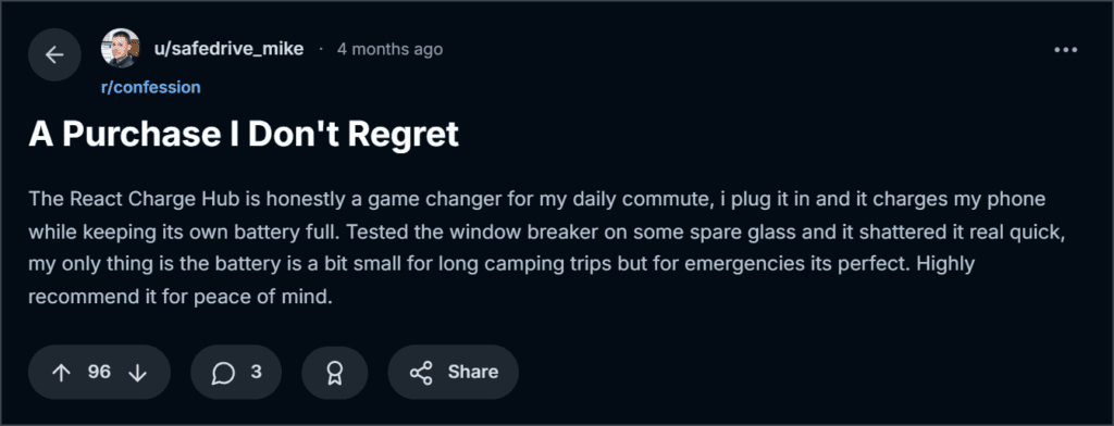 React ChargeHub Reviews