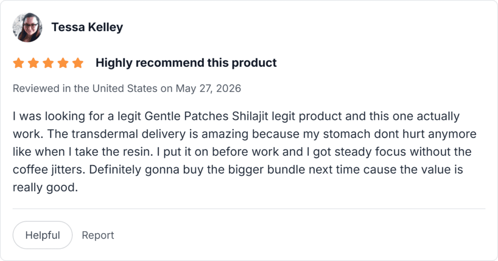 Shilajit Patches Reviews