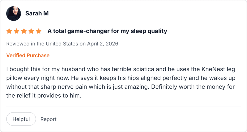 KneNest Knee Pillow Reviews