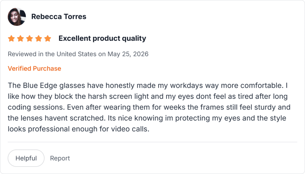 Blue Edge Glasses Reviews