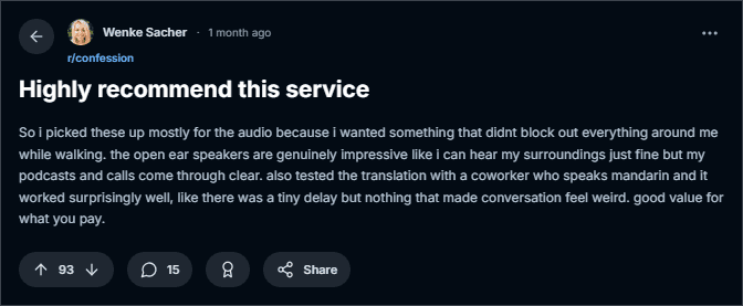 reddit review