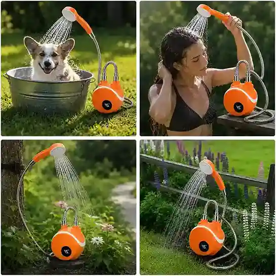 AquaTrail travel shower system