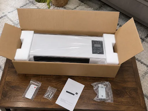 Blizzair mini AC unboxing image