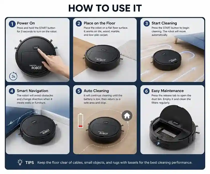 DustaPro Smart Vacuum