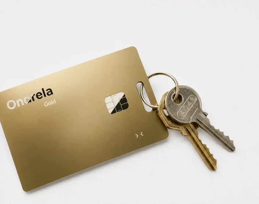 Ondrela tracking card