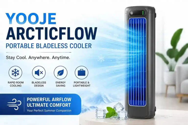 Yooje ArcticFlow Bladeless Tower Fan