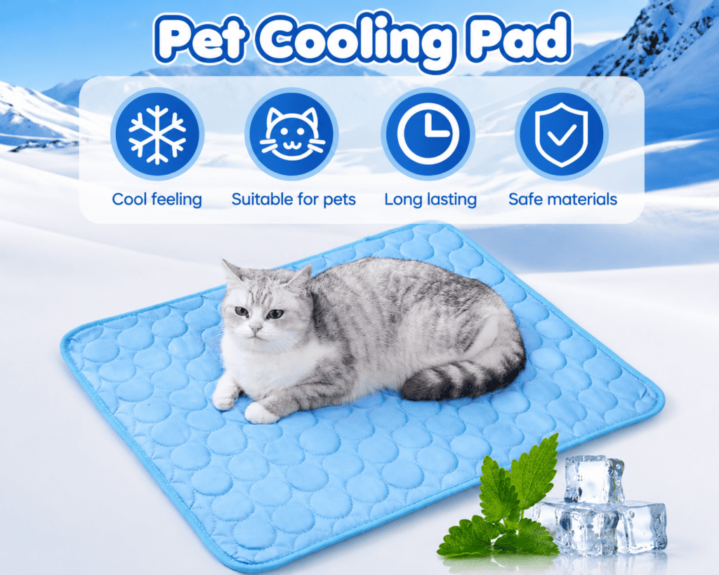 a Hatme dog cooling pad