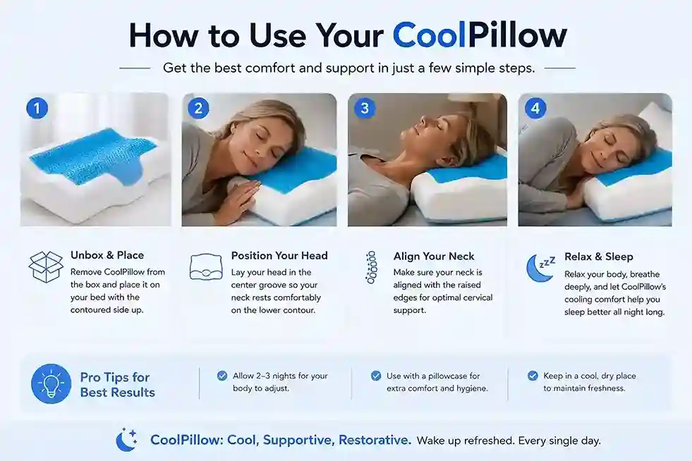 cooling gel memory foam pillow