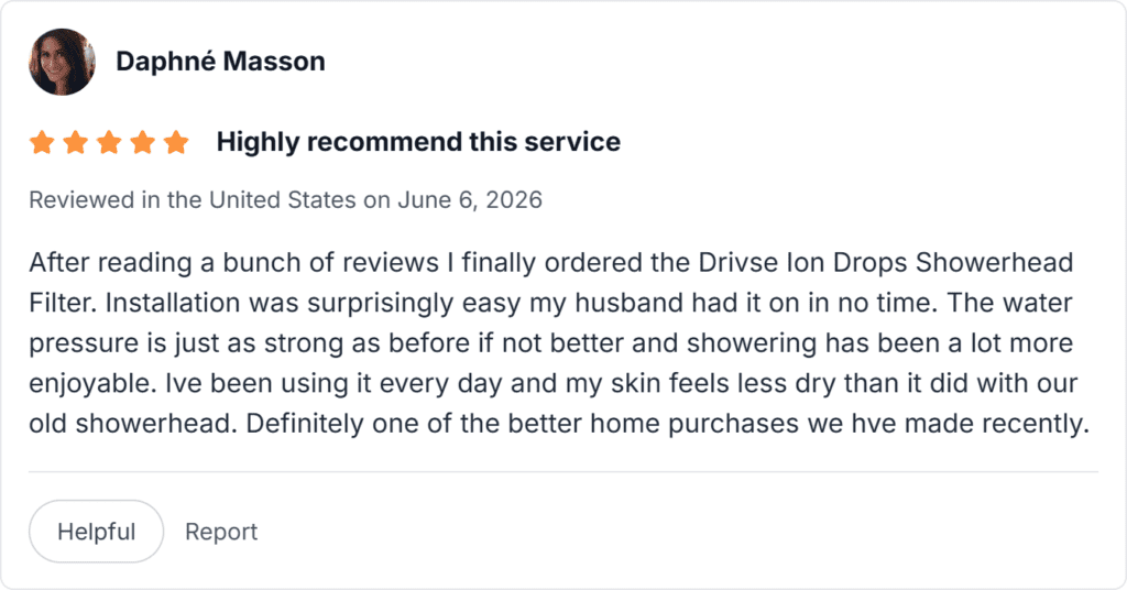 Drivse IonDrops Showerhead Reviews