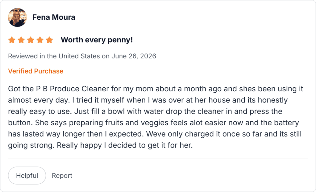 PuriBreeze Produce Cleaner Reviews