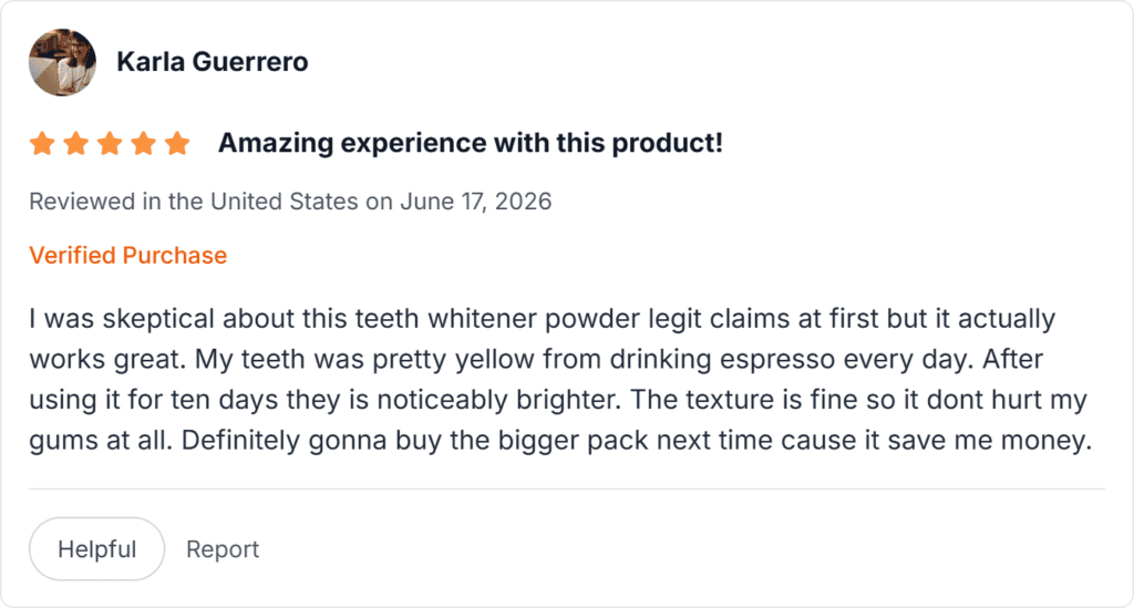 BriteWite Teeth Whitening Powder Reviews