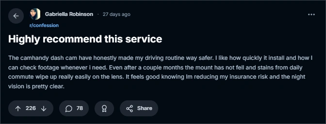 reddit review
