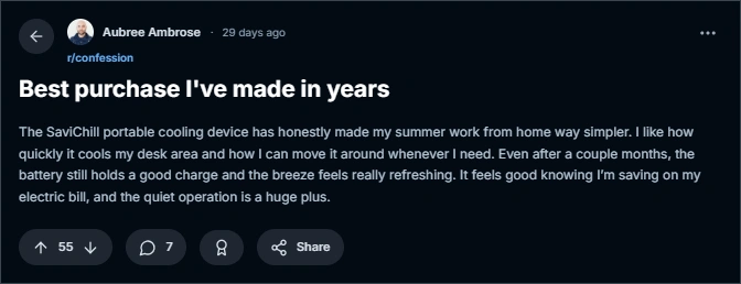 savi chill reddit review