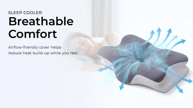 Arca Pillow breathable airflow cooling technology.