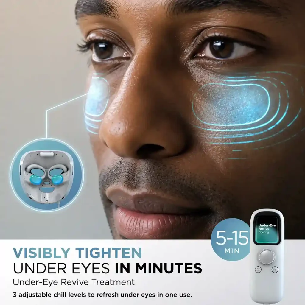 CryoGlow LED face mask