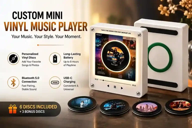 Custom Mini Vinyl Music Player Reviews
