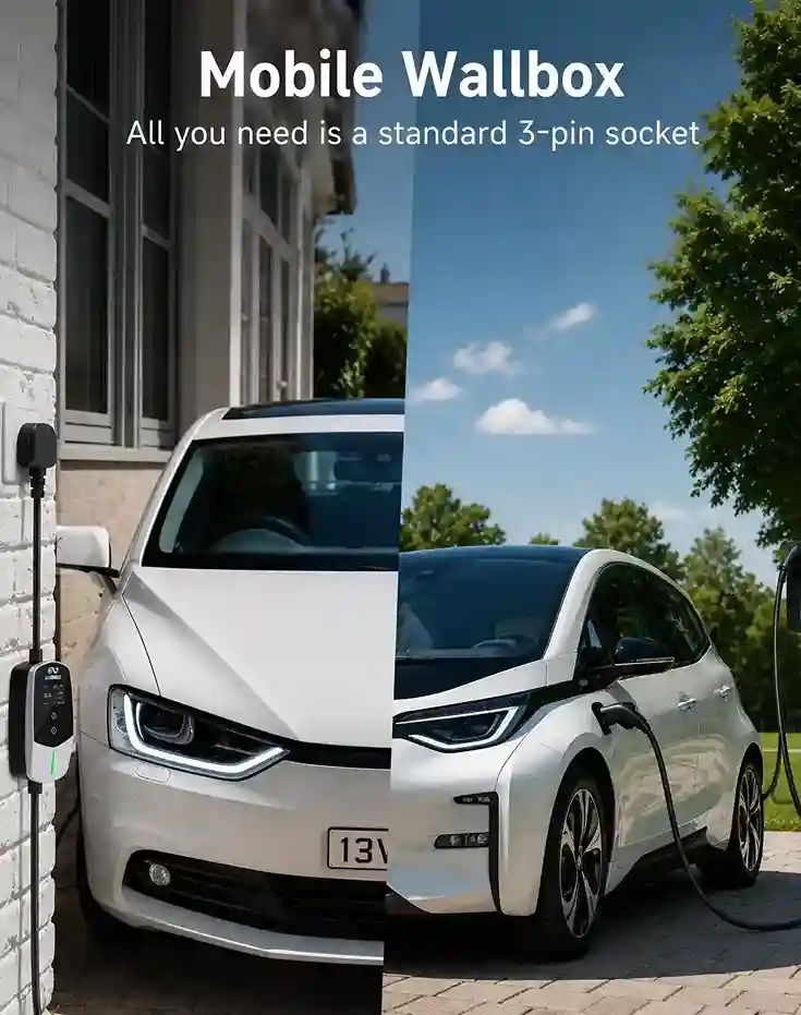 EVDANCE Type G portable EV charger
