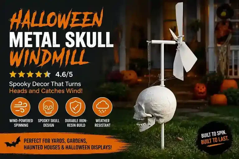 Halloween Metal Skull Windmill Reviews