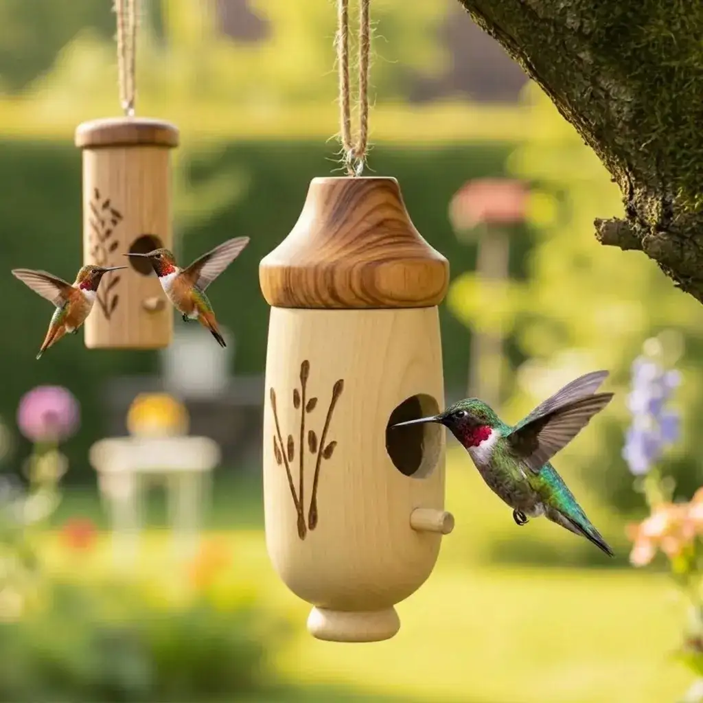 Hatmeo hummingbird feeder house