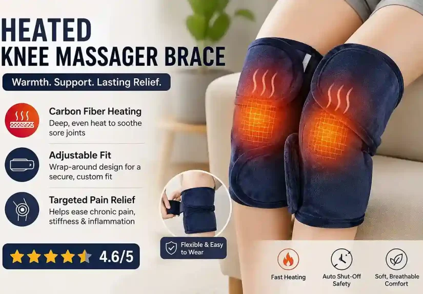 Heated Knee Massager Brace Reviews