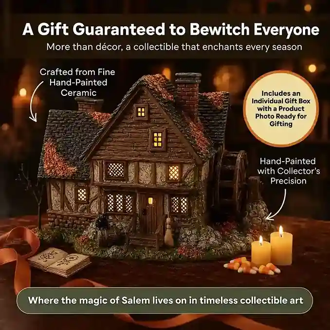 Hocus Pocus Department 56 village cottage
