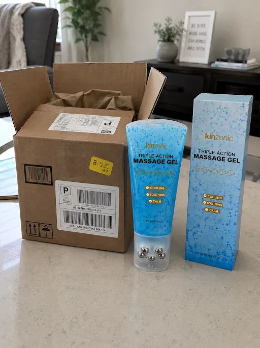 Kinzeno Gel unboxing image