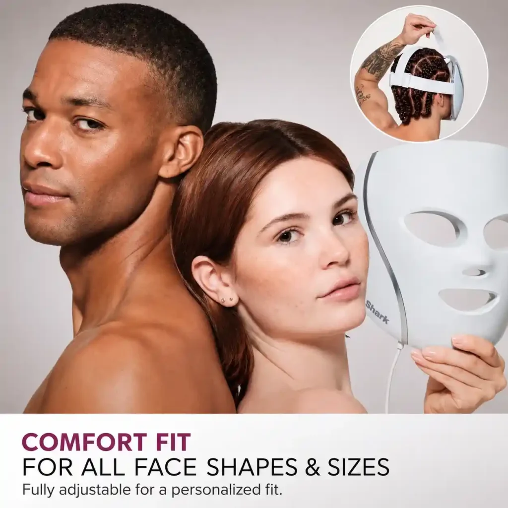 LED face mask by Shark