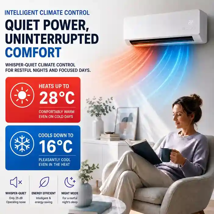 LifeGauge Breeze heating and cooling modes