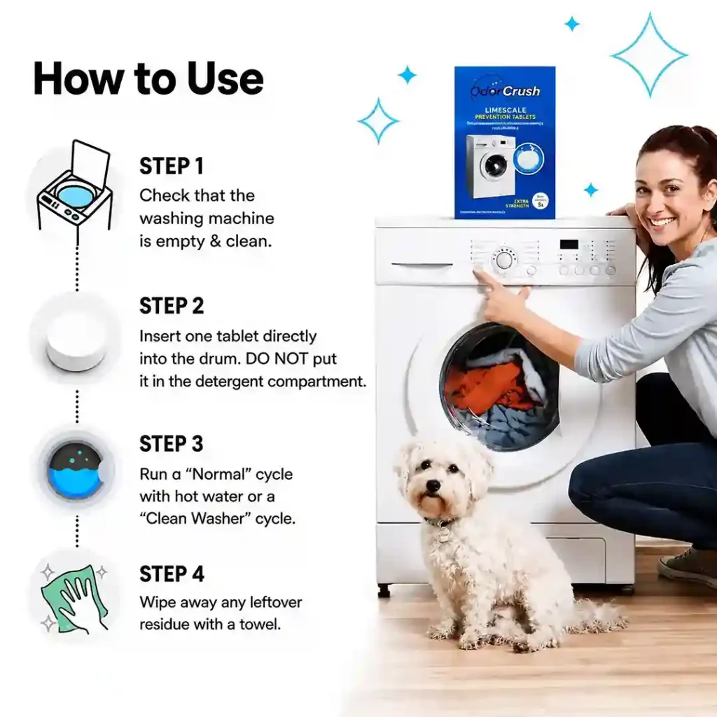 OdorCrush washer cleaner