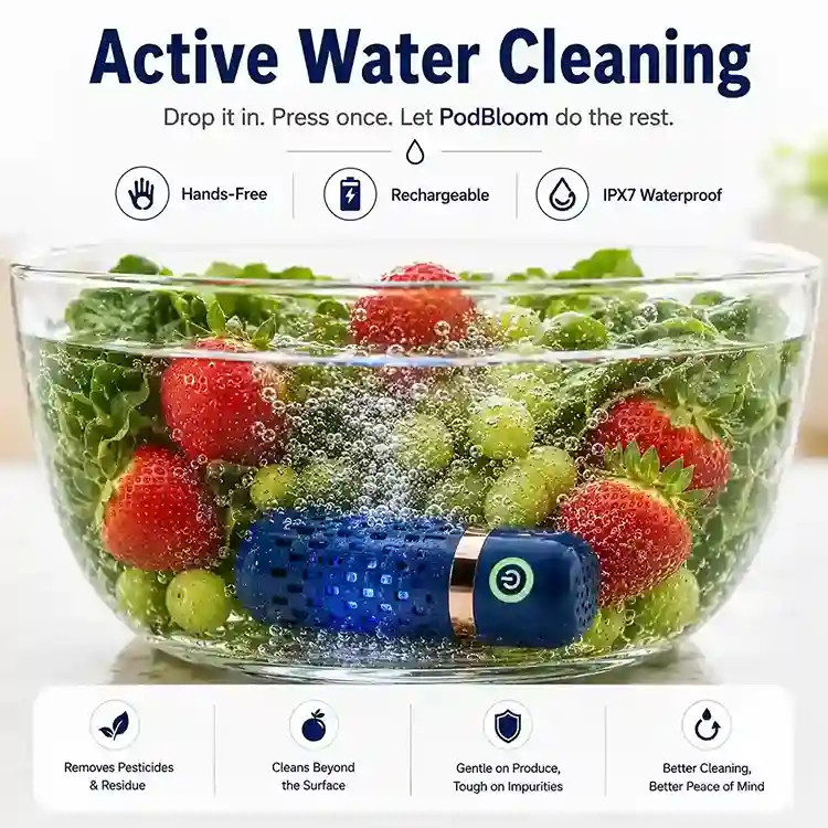Pod Bloom filtration pod