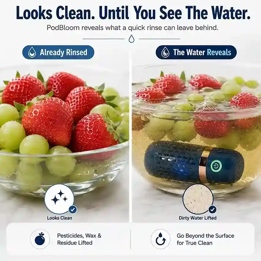 PodBloom berry cleaner